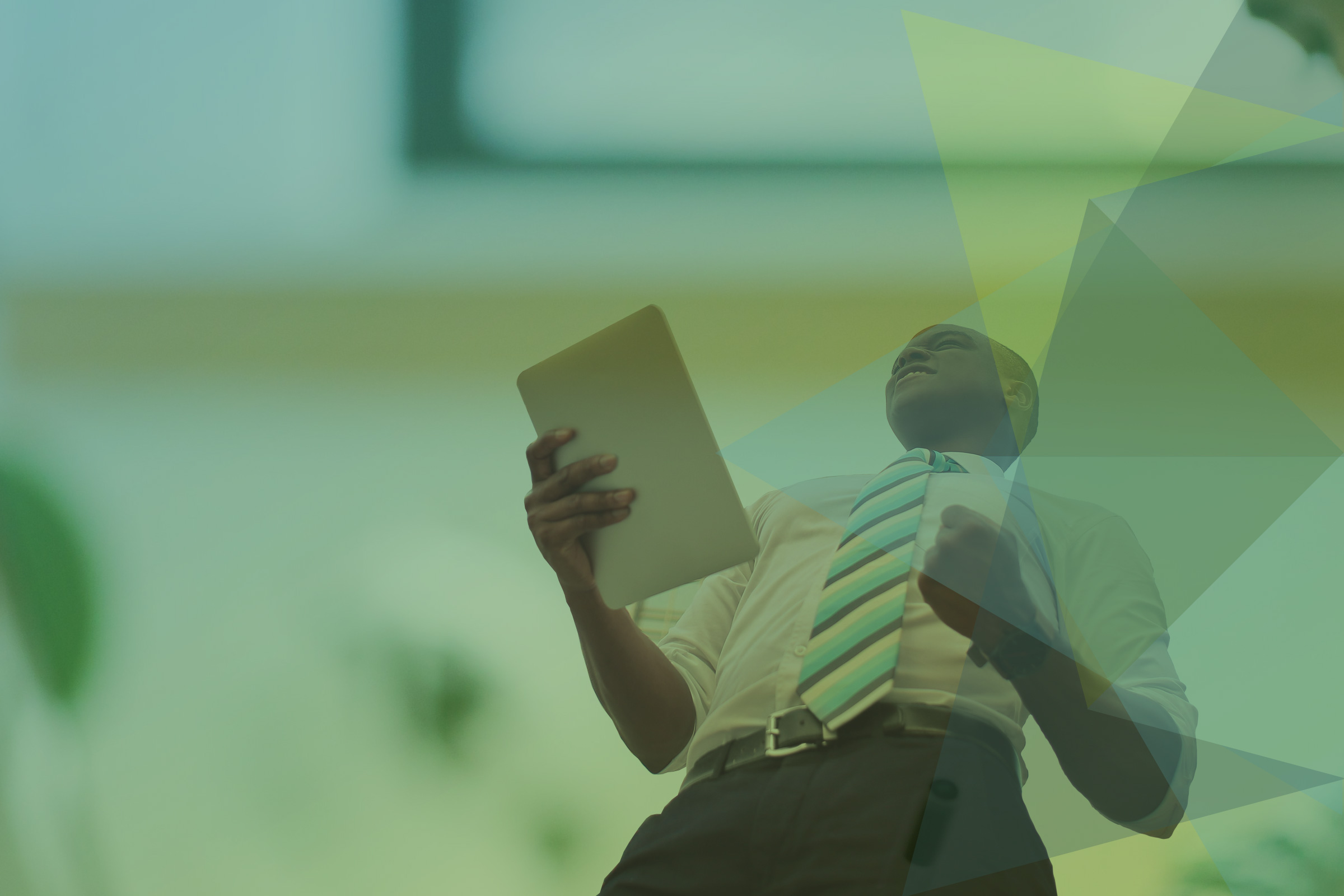 Man with a note book